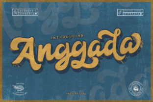 Anggada Font Review for Real Campaign Design