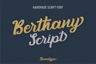 Berthany: A Vintage Handwritten Font for Business Branding