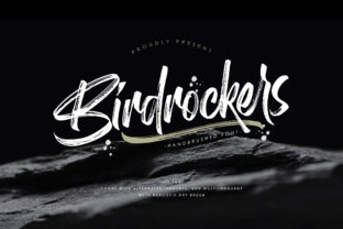 Birdrockers Font for Creative Makers