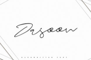 Dasoon Font: Handwritten Elegance for Editorial Design