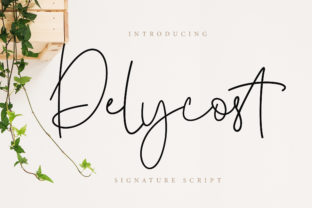 Delycost Font: Bold Handwritten Style