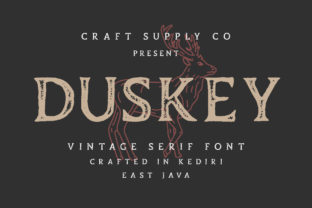 Duskey Font for Creative Projects