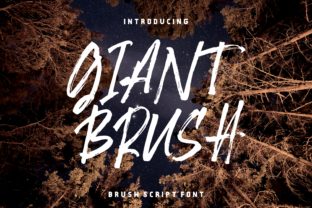 Giant Brush Font for Bold Branding