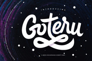 Goteru: A Bold Handwritten Font