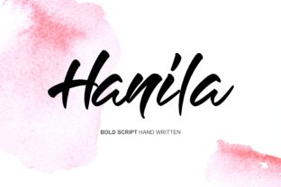 Handwritten Font Hanila
