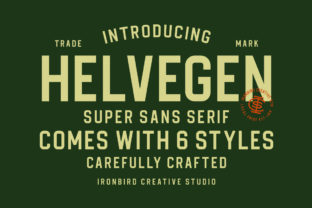 Helvegen: A Bold Vintage Font for Campaign Design