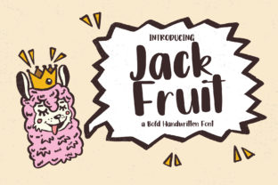 Jack Fruit Font: Handwritten Elegance for Crafters