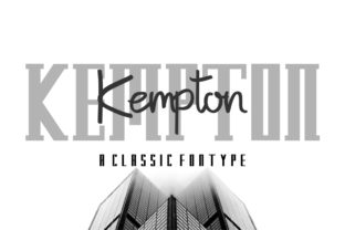 Kempton Duo Font for Creative Projects