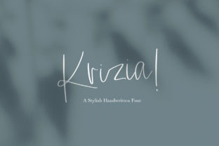 Krizia: A Handwritten Font for Creative Projects