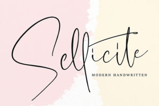 Sellicite Font: Handwritten Elegance for Crafters