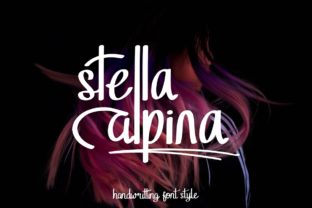 Stella Alpina: A Bold Handwritten Font