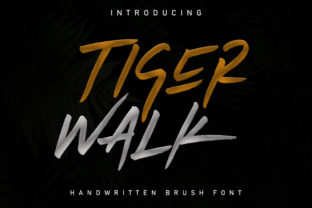 Tiger Walk Font for Bold Campaigns